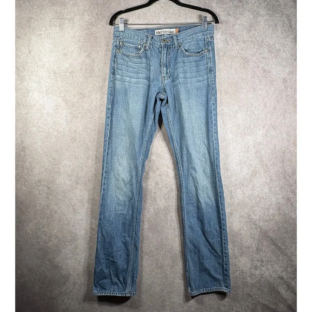 Aeropostale Bowery Slim Straight Jeans Mens Size 29X32 Blue Medium Wash Denim